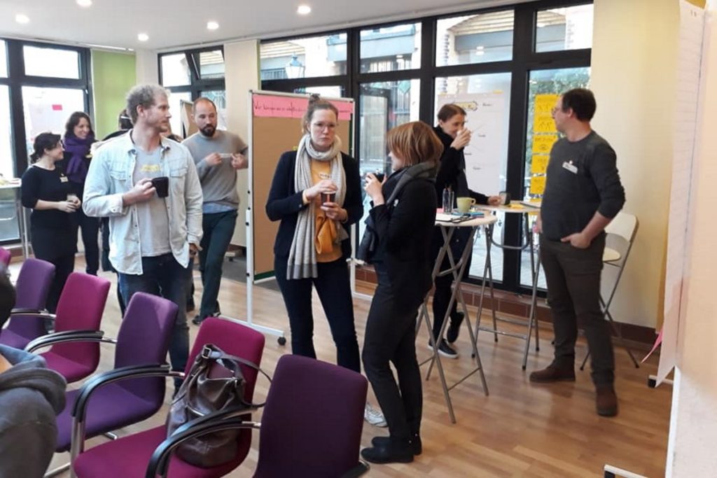 Pause beim Workshop